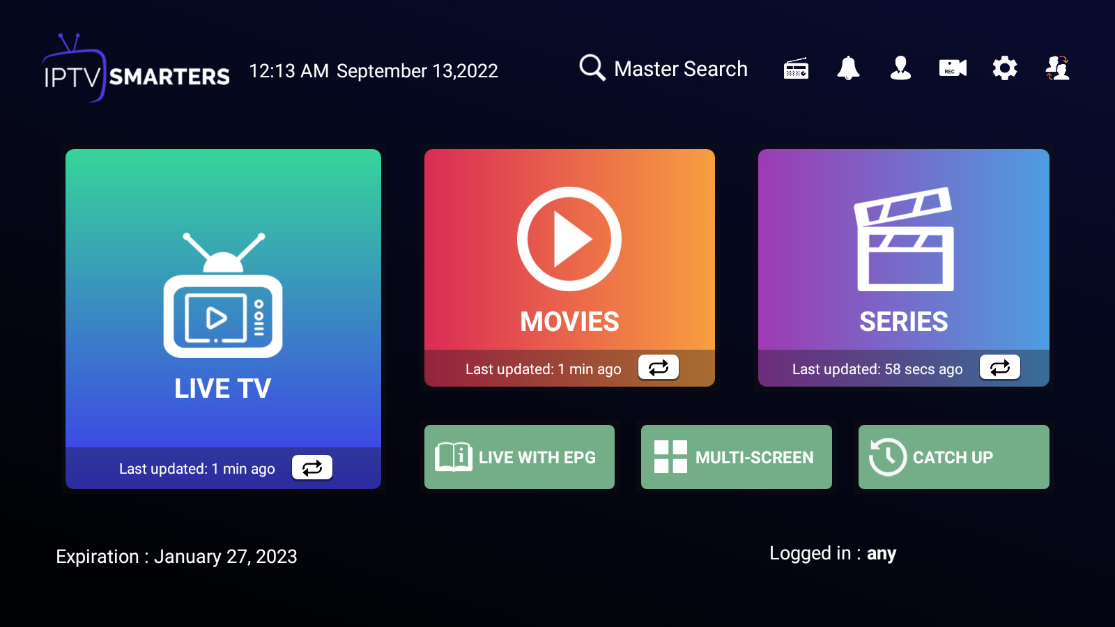 IPTV SMARTERS 3.1.5 WITH NEW THEMES - REBRAND IPTV APPS